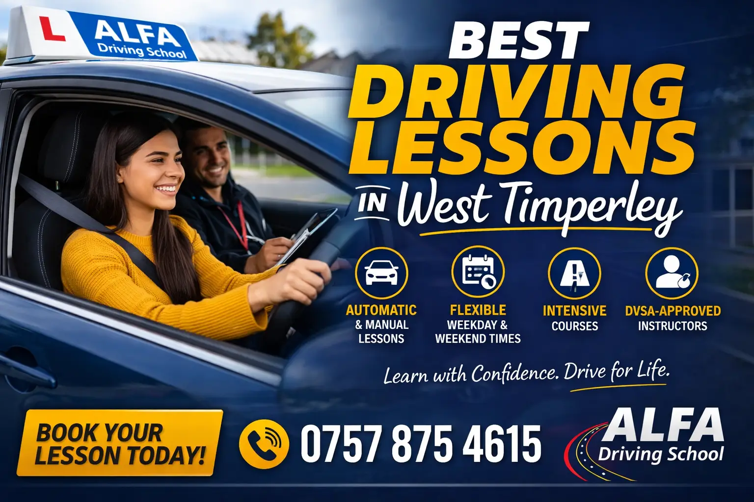 Driving Lessons in West Timperley | Alfa Driving School