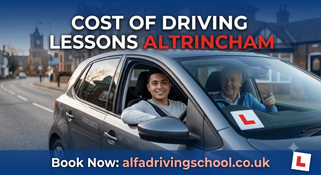 Cost of Driving Lessons in Altrincham