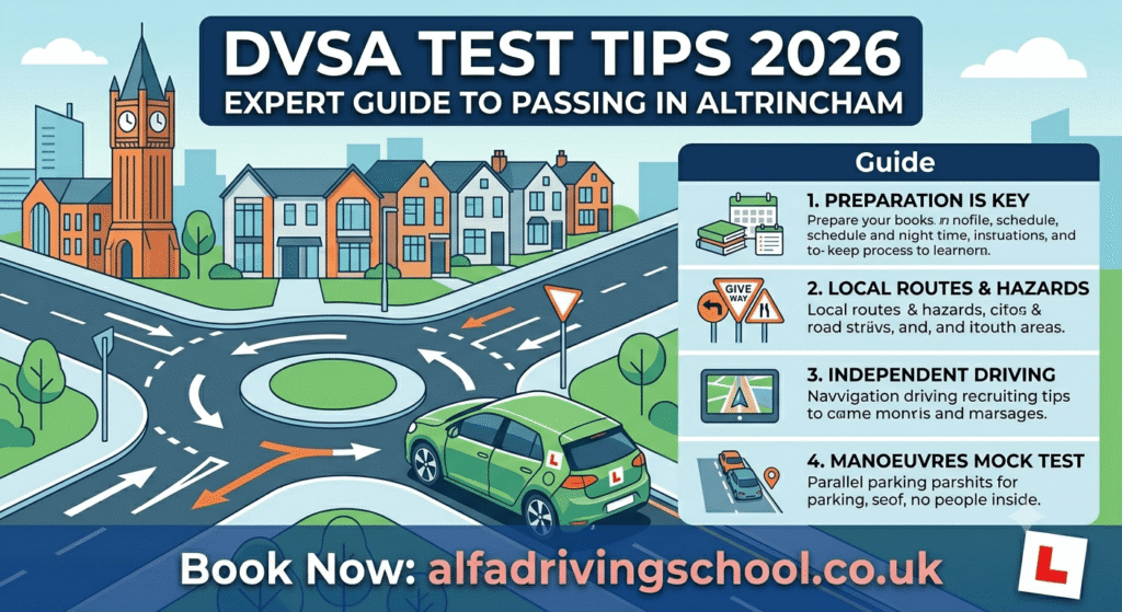 DVSA Test Tips 2026: Expert Guide to Passing in Altrincham