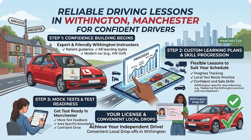 Reliable Driving Lessons in Withington for Confident Drivers